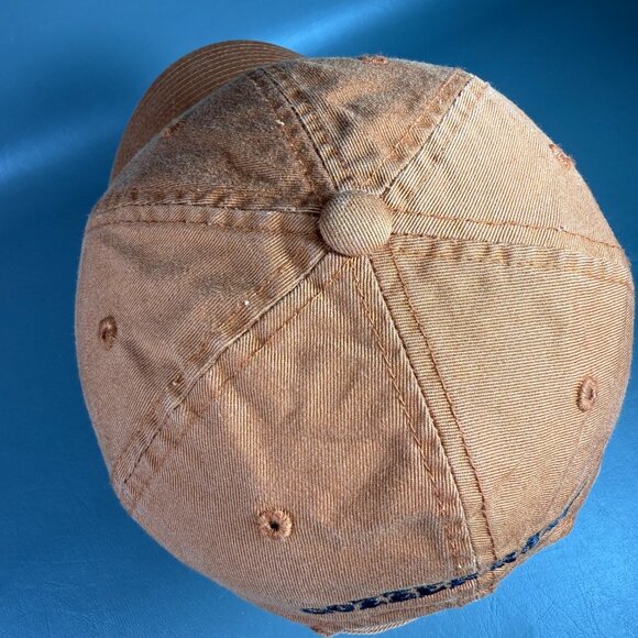 American Needle Gozzer Ranch Idaho Golf & Lake Club Hat Orange Adjustable Strap - Picture 7 of 13